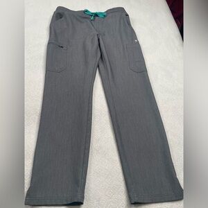 Figs Gray Cargo Pants Teal Drawstring
Size Small ~‎ Healthcare ~Medical Staff